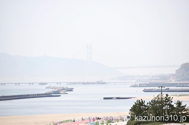 #明石海峡大橋 #20周年 #須磨海浜水族園 から撮影 #nikonD5300