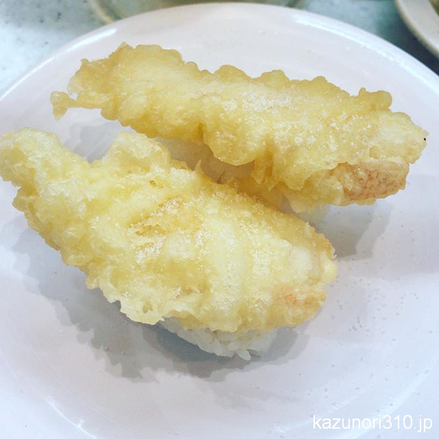 #天然赤魚天ぷらにぎり #かっぱ寿司