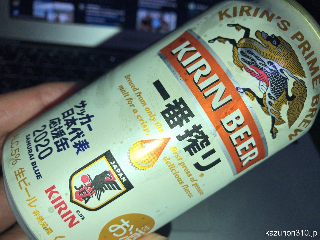 #一番搾り #サッカー日本代表応援缶 #キリンビール