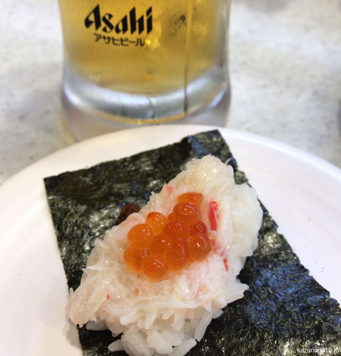 #本ずわい蟹いくらのせ #かっぱ寿司