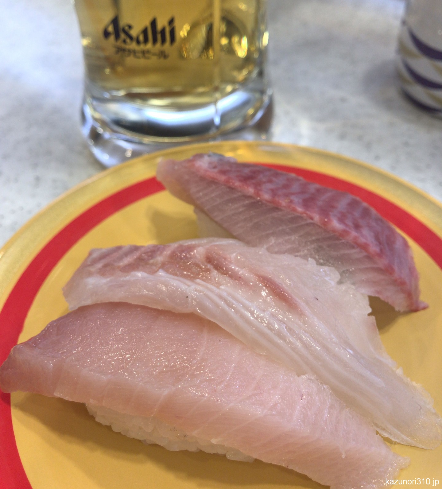 #活〆鮮魚ざんまい #かっぱ寿司 #寒ぶり #真鯛 #かんぱち 食感が苦手