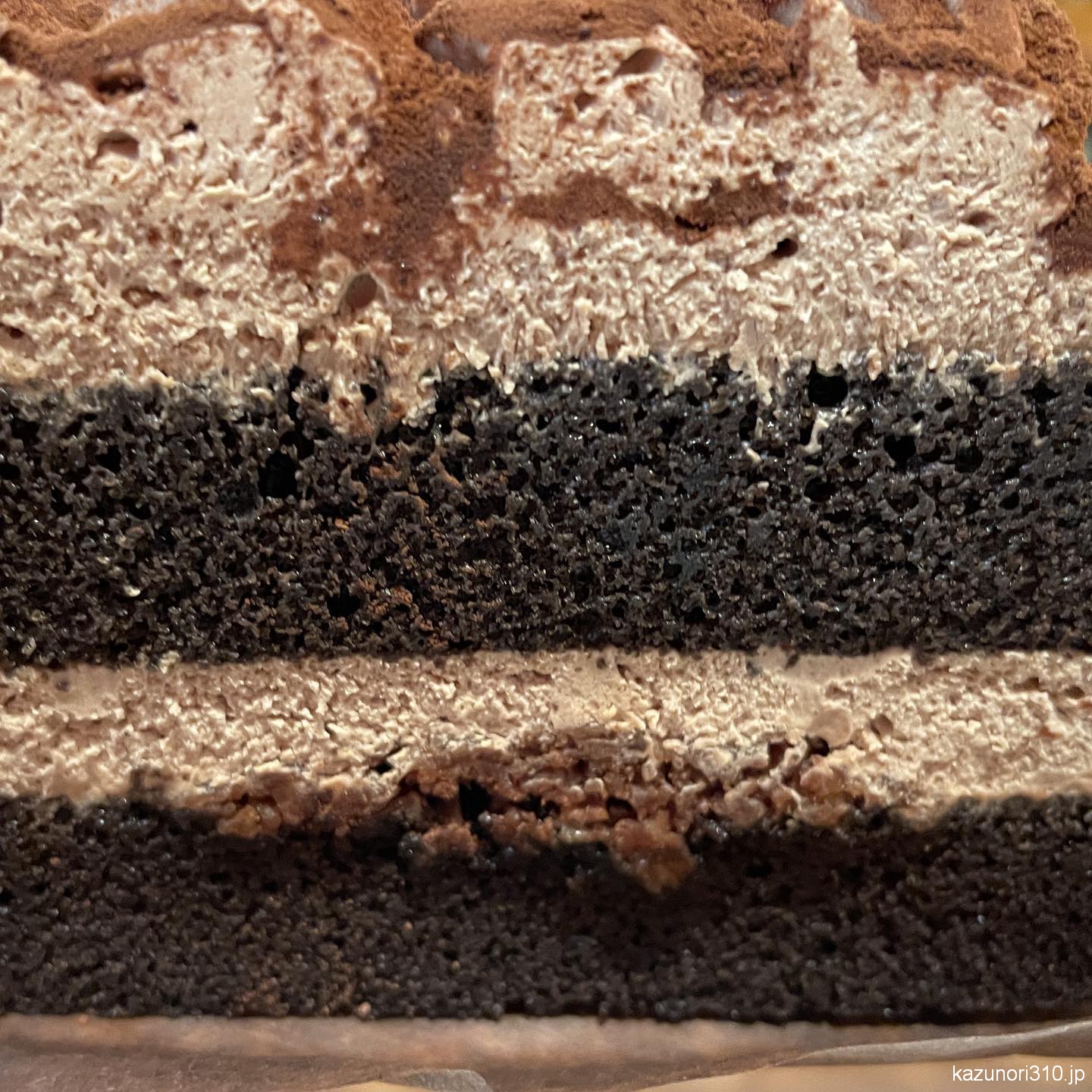 #チョコonチョコレートケーキ #スターバックス チョコにチョコ載ったケーキ下さいで通じなかった